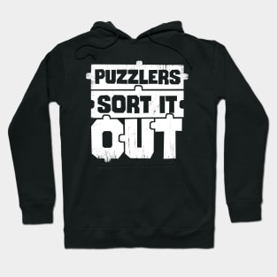 Puzzlers Sort It Out Jigsaw Puzzle Lover Gift Hoodie